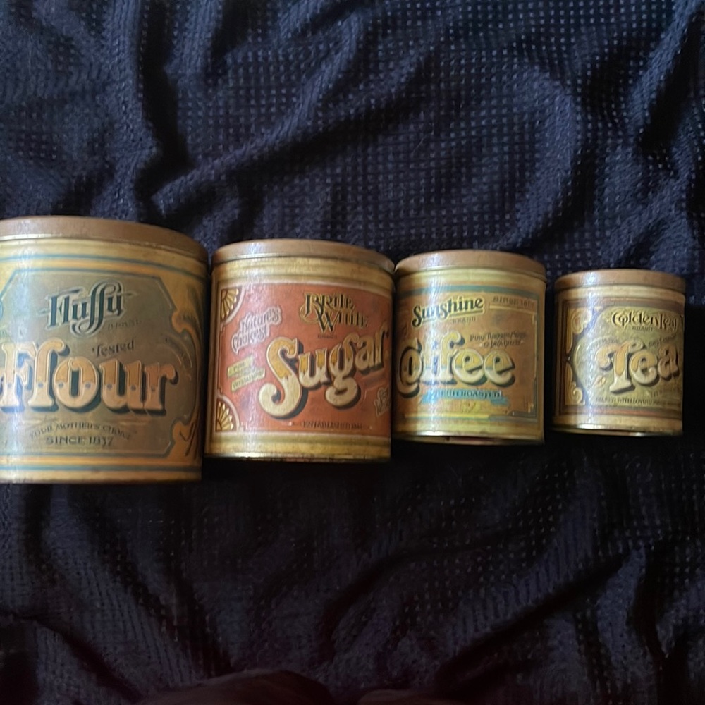 Vintage Ballonoff 4pc Canister Set